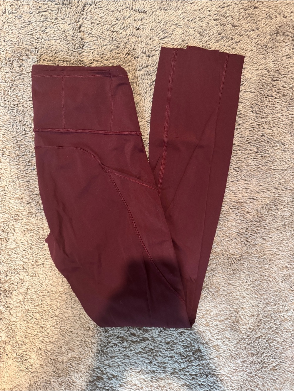 lululemon athletica High-Rise Burgundy Leggings